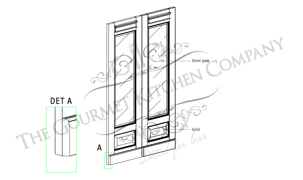 St ClairGlass Feature Door
